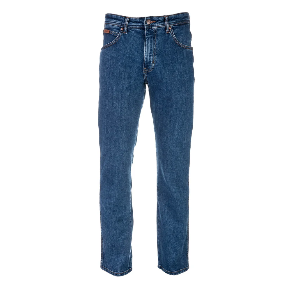 Wrangler Men's Arizona Classic Straight Leg Jeans - Rolling Rock - W30/L32 - Blauw Afbeelding 1