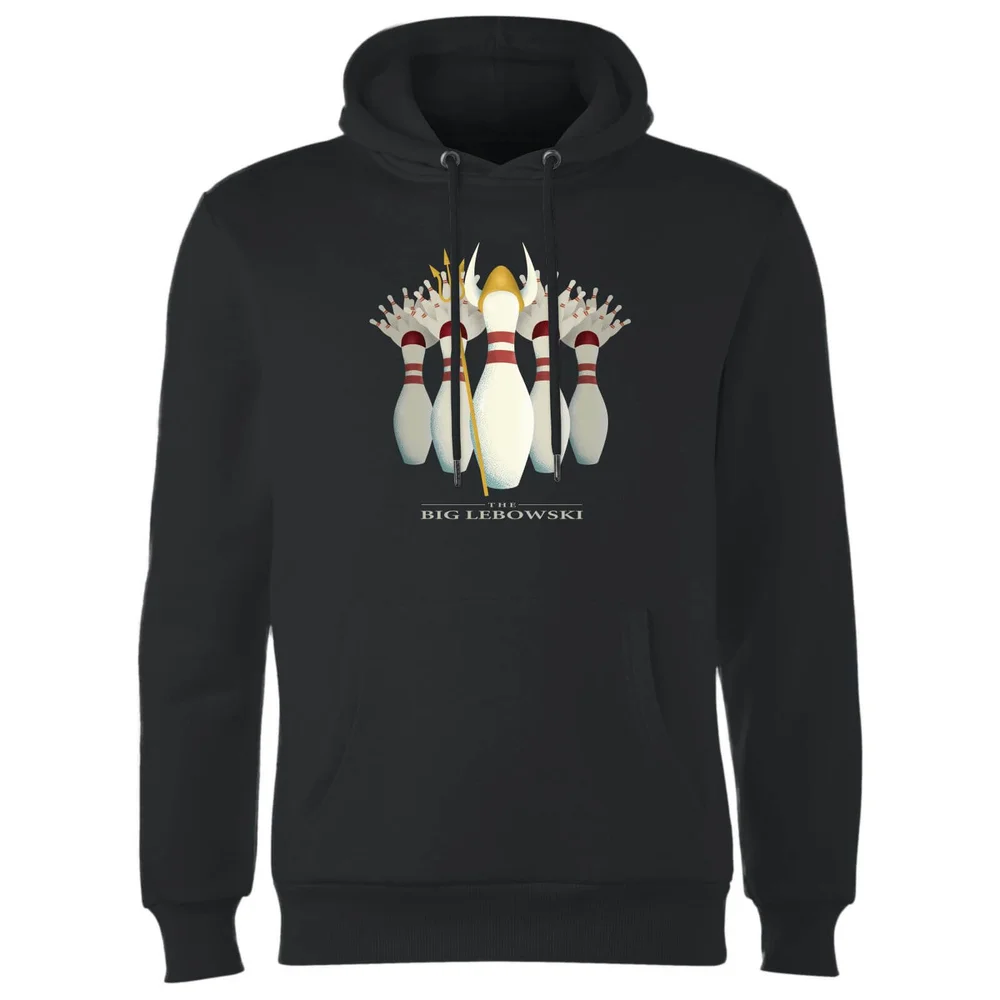 The Big Lebowski Pin Girls Hoodie - Zwart - S Afbeelding 1