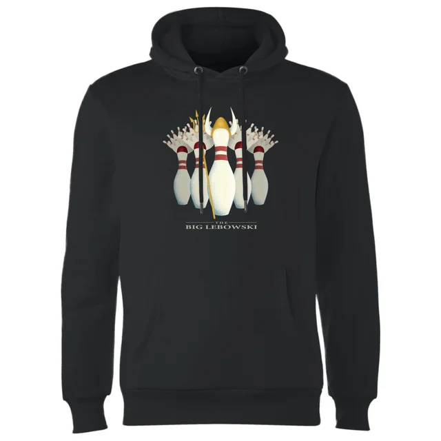 The Big Lebowski Pin Girls Hoodie - Zwart