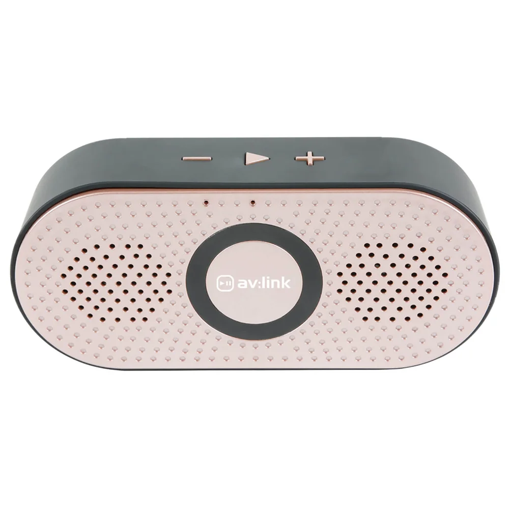 AV: Link Portable 4.2 Bluetooth Speaker - Rose Gold Afbeelding 1