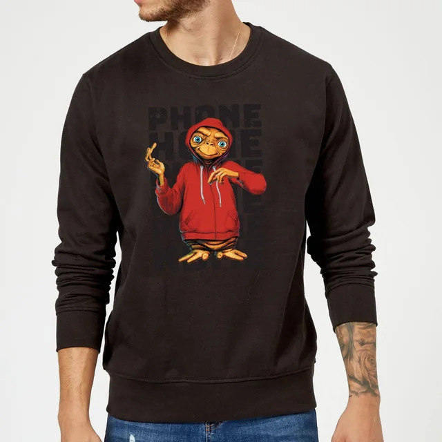E.T. Phone Home met Vest Trui - Zwart