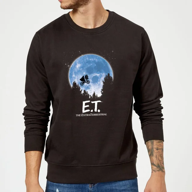 E.T. Maan Silhouet Trui - Zwart