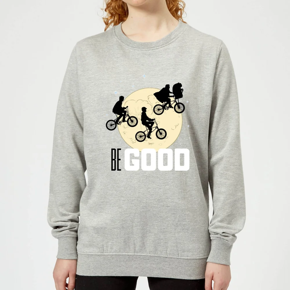 E.T. Be Good Dames Trui - Grijs - 3XL - Grijs Afbeelding 1
