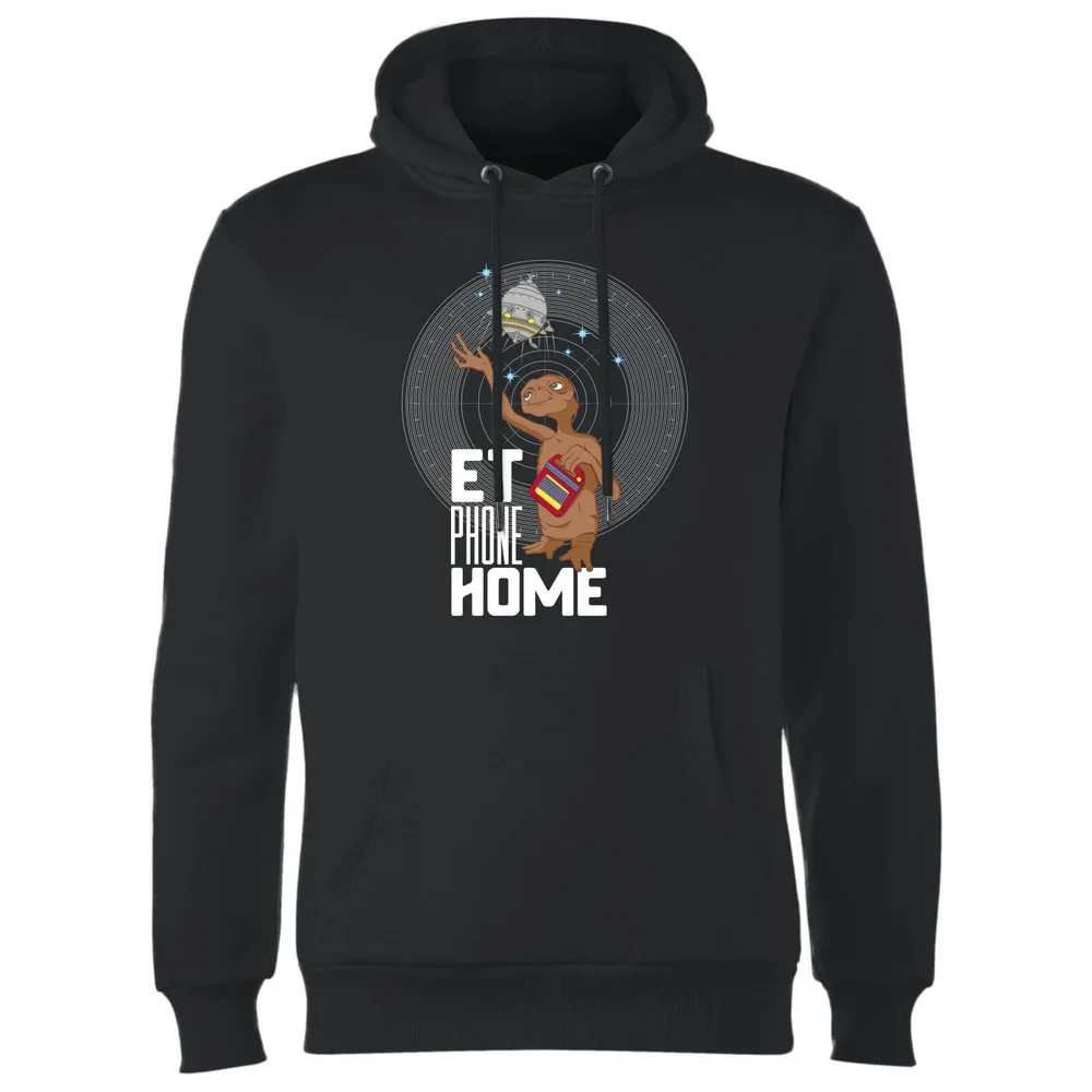 E.T. Phone Home Hoodie - Zwart - S Afbeelding 1