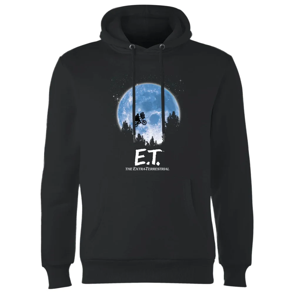 E.T. Maan Silhouet Hoodie - Zwart - S Afbeelding 1