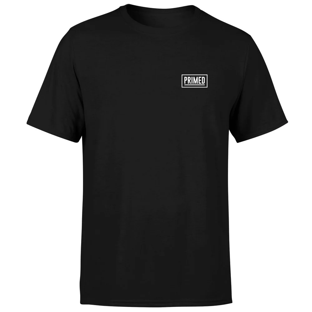 Primed Chest Logo T-Shirt - Black - 5XL Afbeelding 1