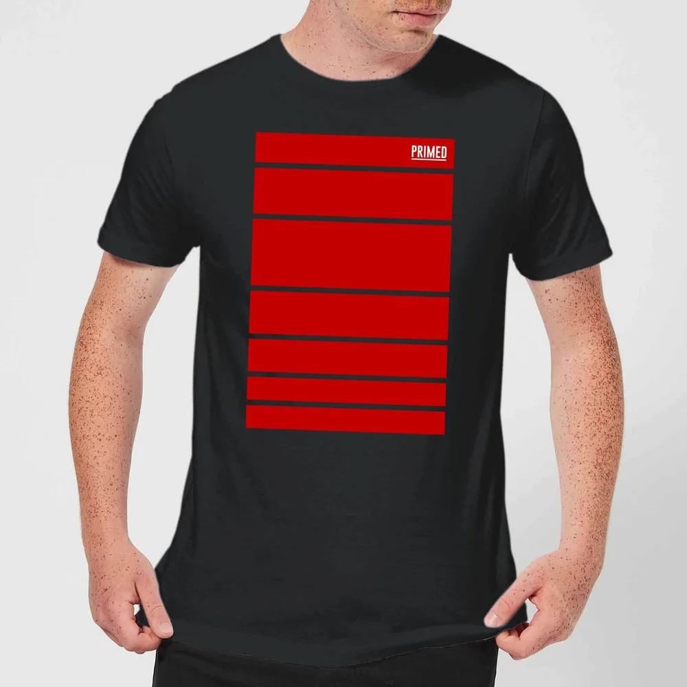 Primed Block T-Shirt - Black - 5XL Afbeelding 1