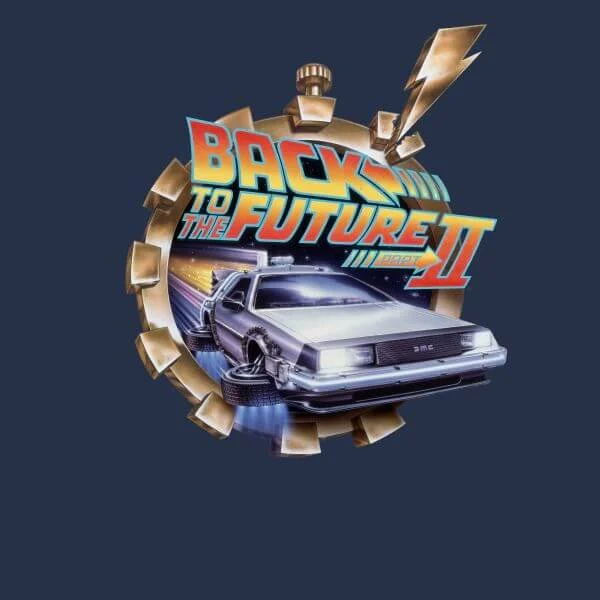 Back to the Future Clockwork Dames T-shirt - Navy