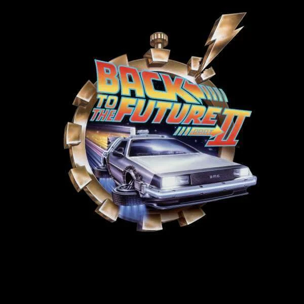 Back to the Future Clockwork Trui - Zwart