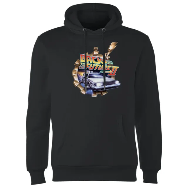 Back to the Future Clockwork Hoodie - Zwart