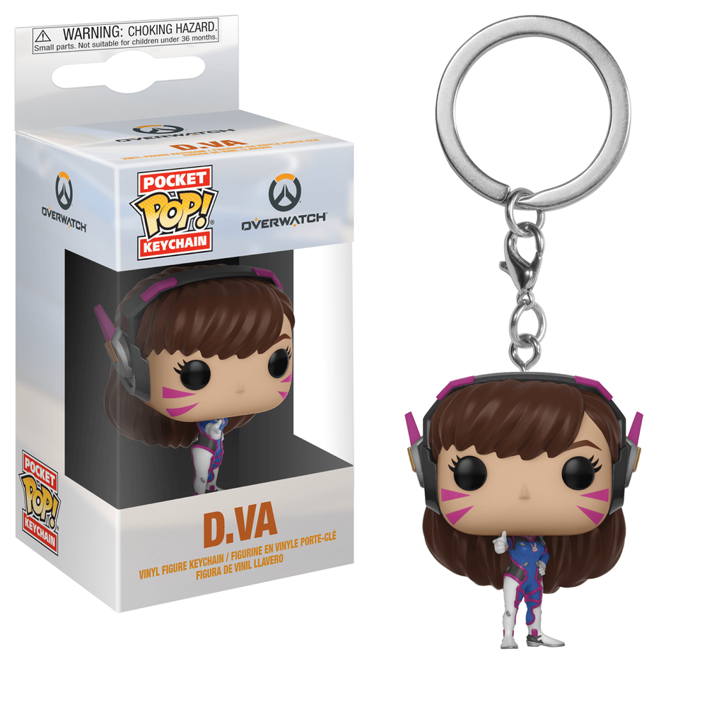 Overwatch D Va Pop! Keychain Afbeelding 1
