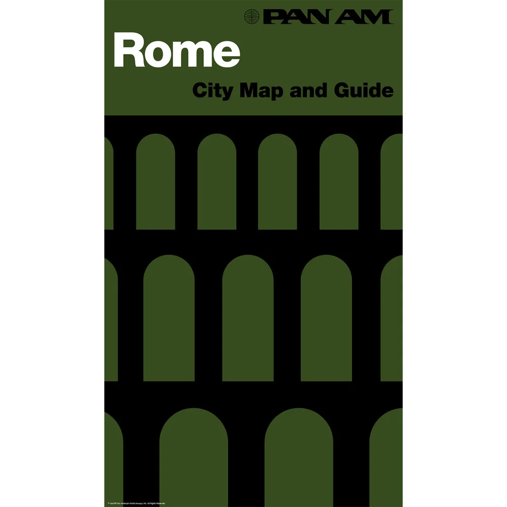 PAN AM Rome Print Afbeelding 1
