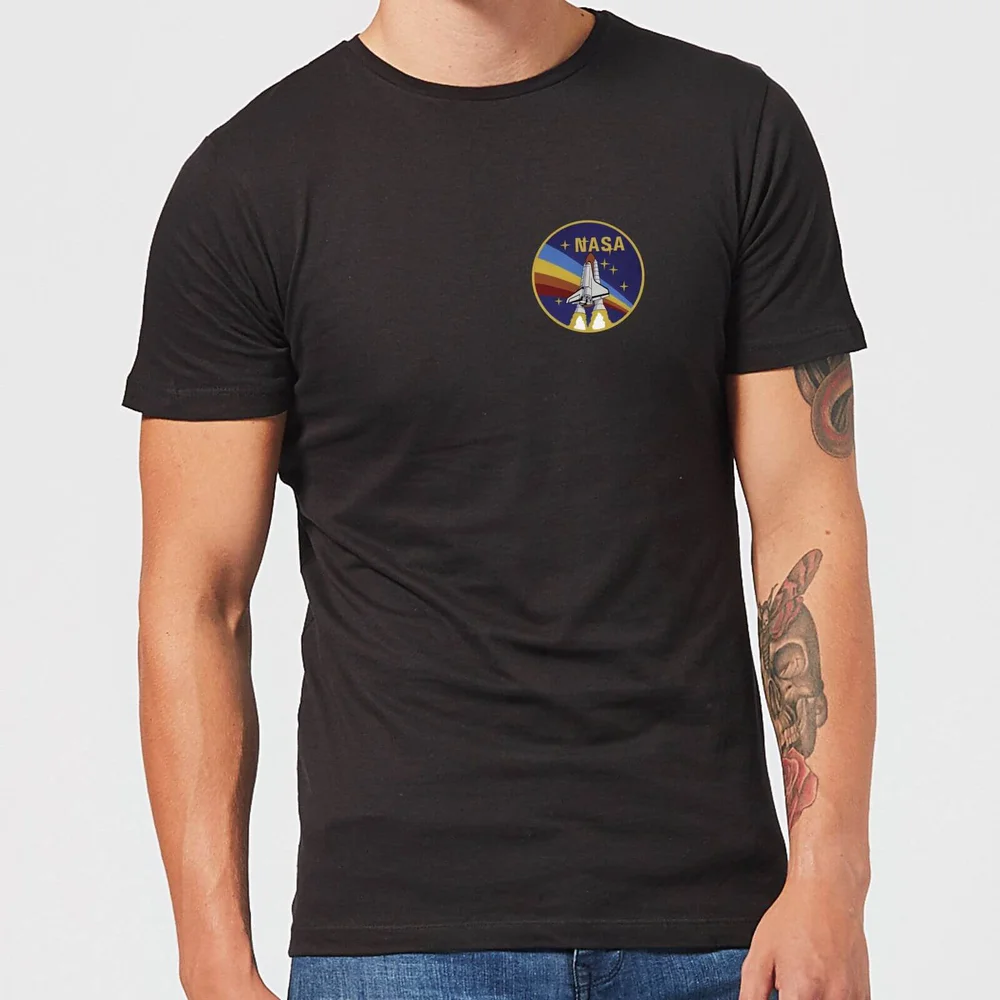 NASA Vintage Rainbow Shuttle T-Shirt - Black - 5XL Afbeelding 1