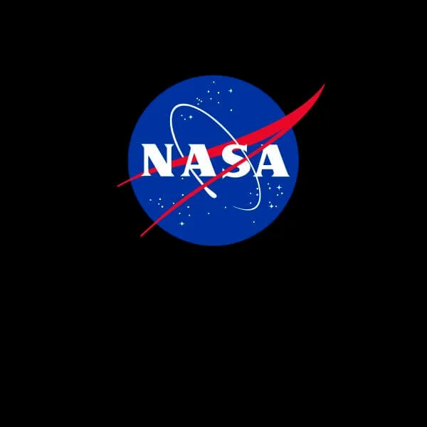 NASA Logo Insignia Dames T-shirt - Zwart