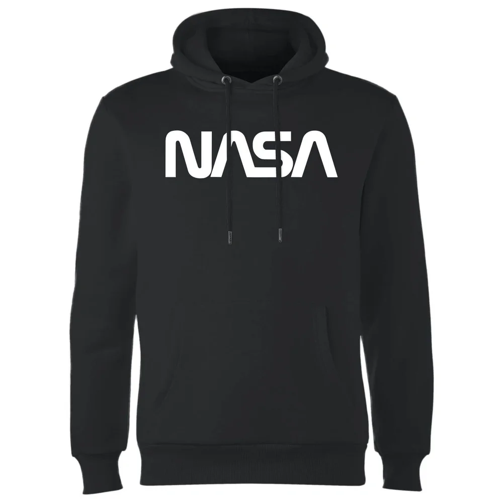NASA Worm Logotype Hoodie - Zwart - S Afbeelding 1