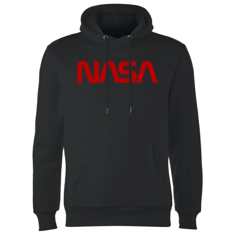 NASA Worm Logotype Hoodie - Zwart - S Afbeelding 1