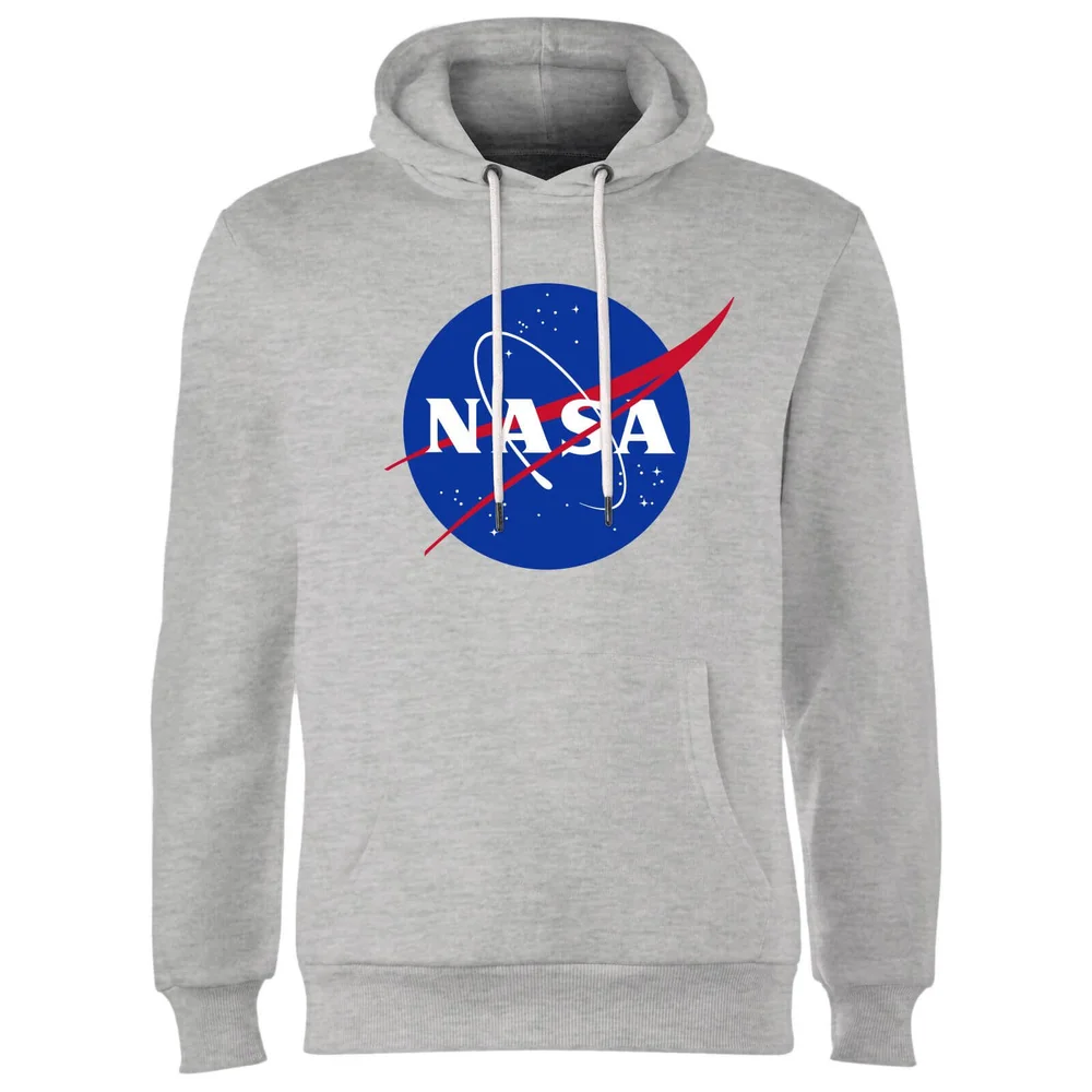 NASA Logo Insignia Hoodie - Grijs - M Afbeelding 1