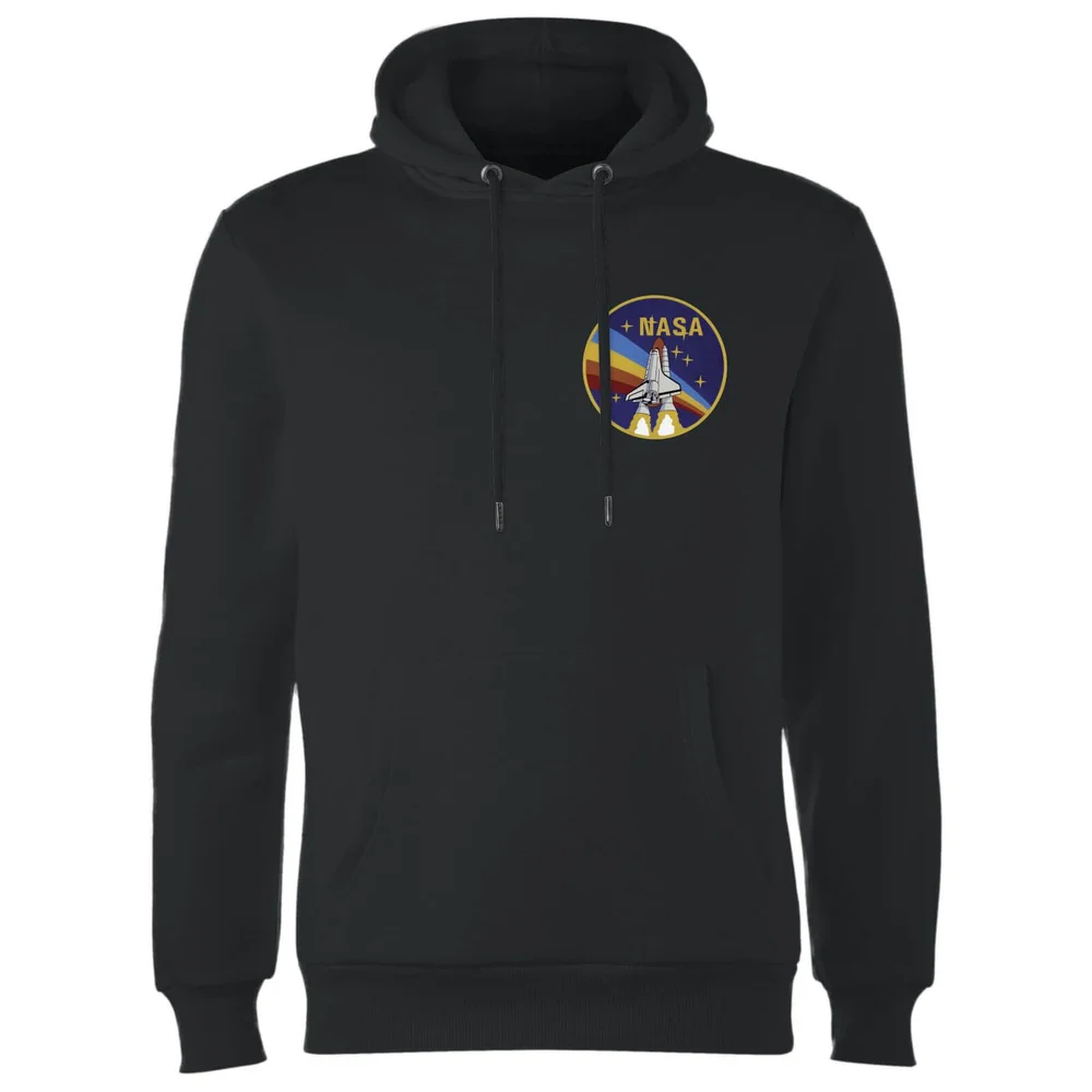 NASA Vintage Rainbow Shuttle Hoodie - Zwart - S Afbeelding 1