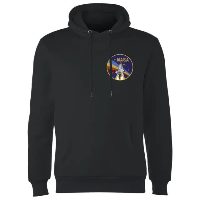 NASA Vintage Rainbow Shuttle Hoodie - Zwart