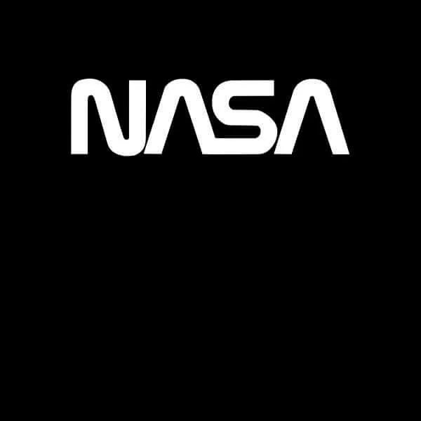 NASA Worm Logotype Trui - Zwart