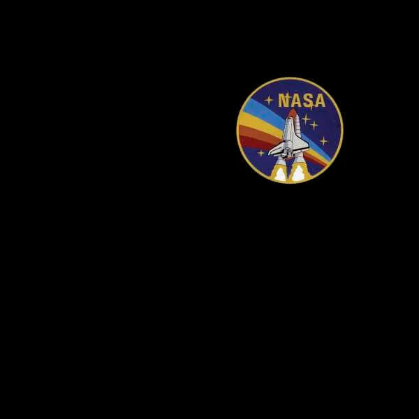 NASA Vintage Rainbow Shuttle Trui - Zwart