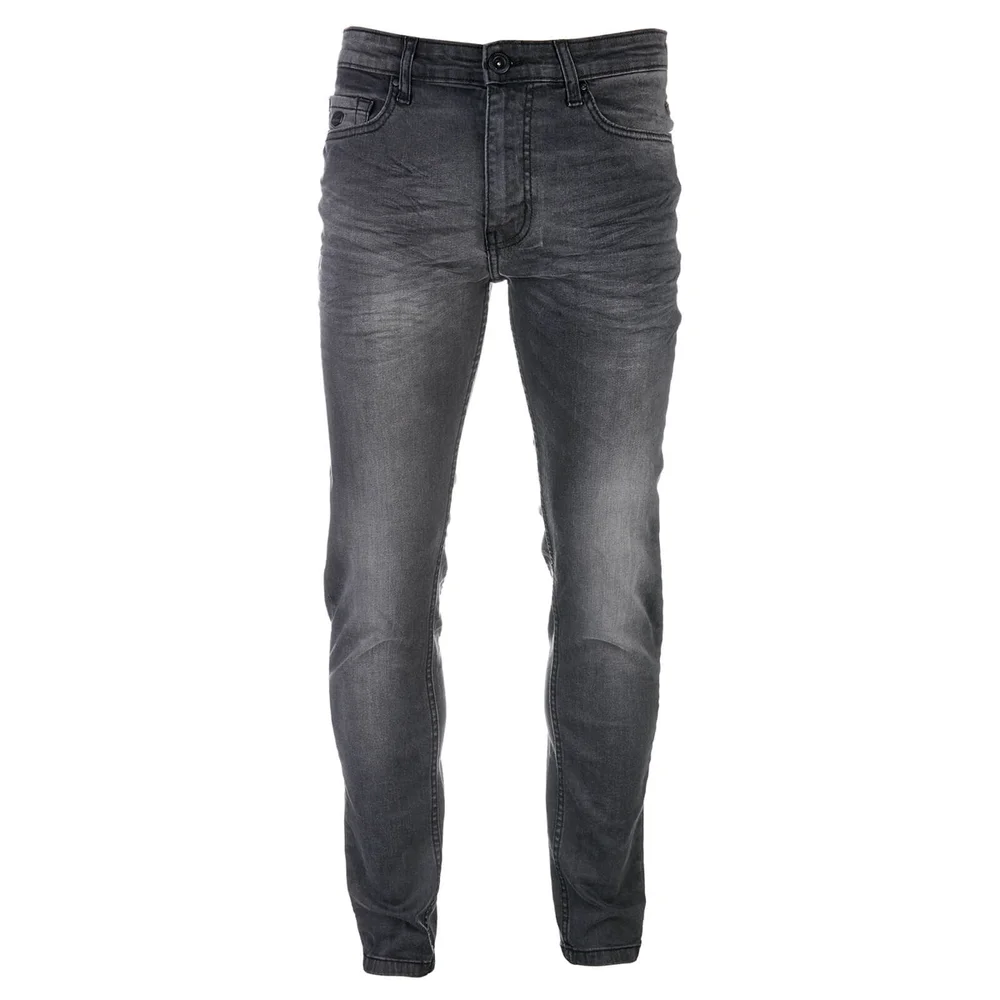 Threadbare Men's Skinny Jeans - Black Wash - W30/L32 - Zwart Afbeelding 1