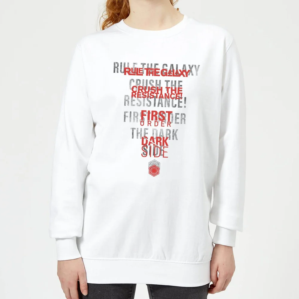 Star Wars Dark Side Echo Dames Trui - Wit - S - Wit Afbeelding 1