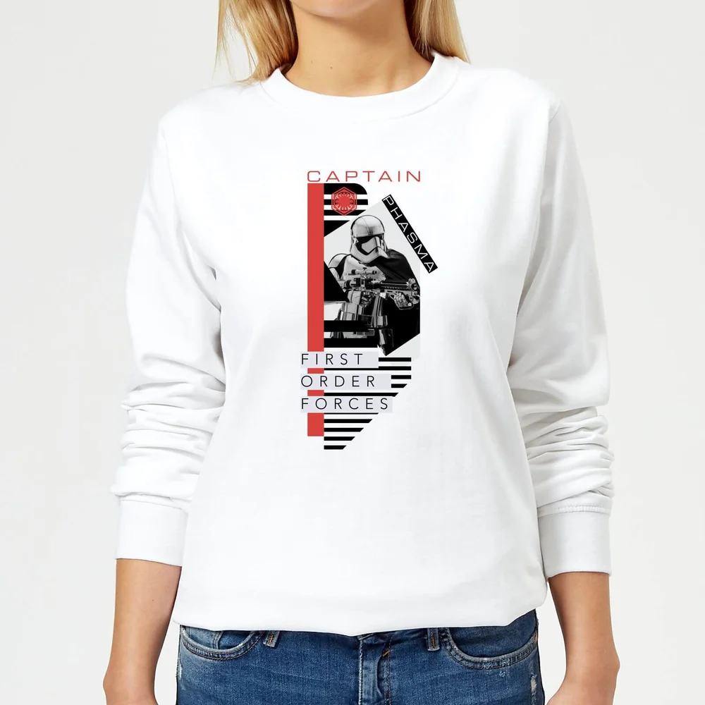 Star Wars Captain Phasma Dames Trui - Wit - S Afbeelding 1