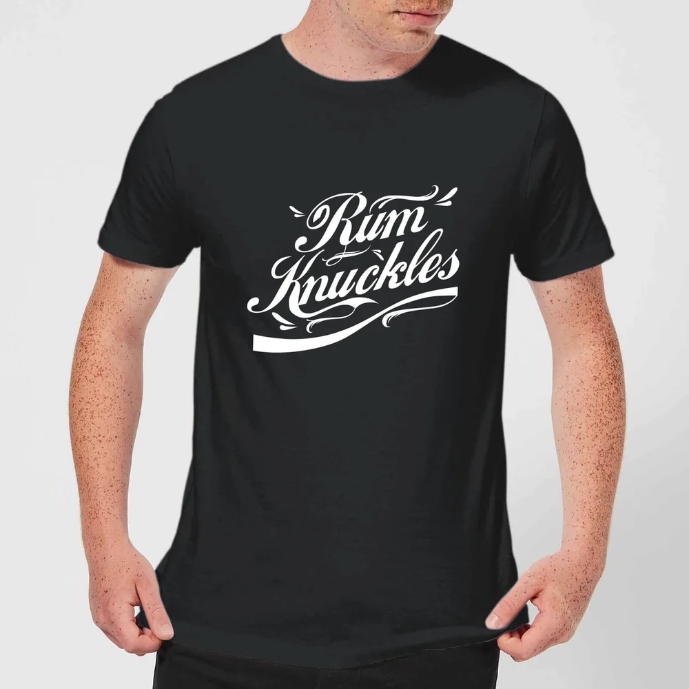 Rum Knuckles Signature T-Shirt - Black - S - Zwart Afbeelding 1