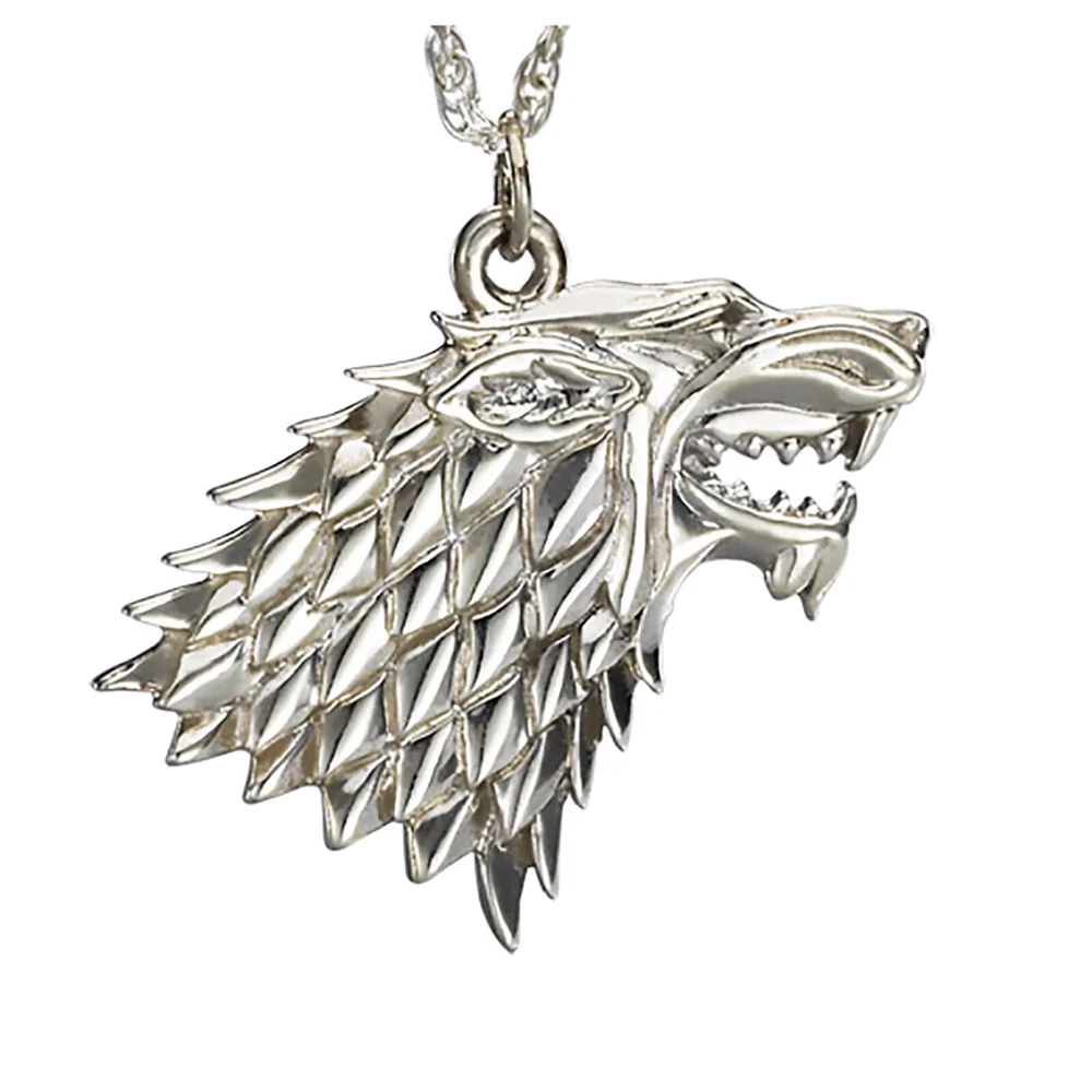 Game of Thrones Huis Stark Sterling zilveren hanger Afbeelding 1