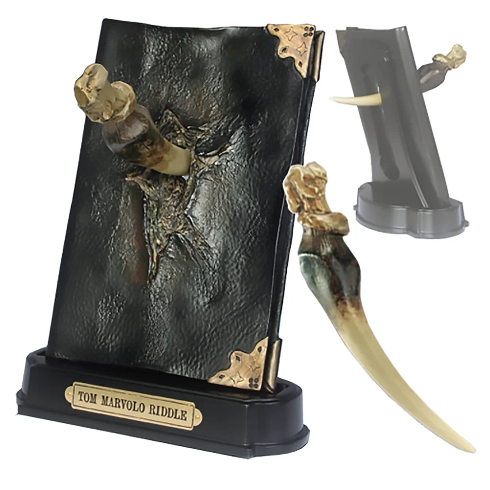 Harry Potter Basilisk Fang and Tom Marvolo Riddle's Diary Sculpture Afbeelding 1