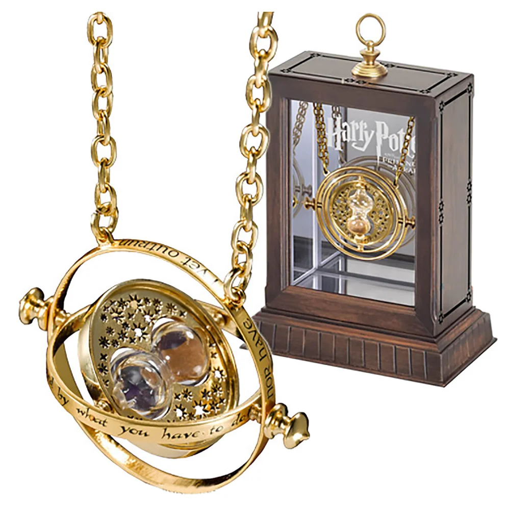 Harry Potter Hermione Granger's 24K Gold Plated Time Turner Replica Afbeelding 1