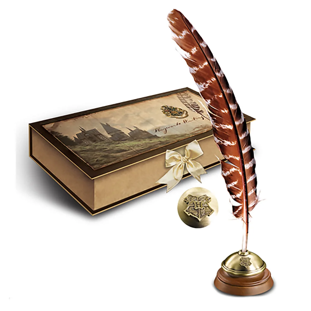 Harry Potter Hogwarts Writing Quill with Ink Pot and Ink Afbeelding 1