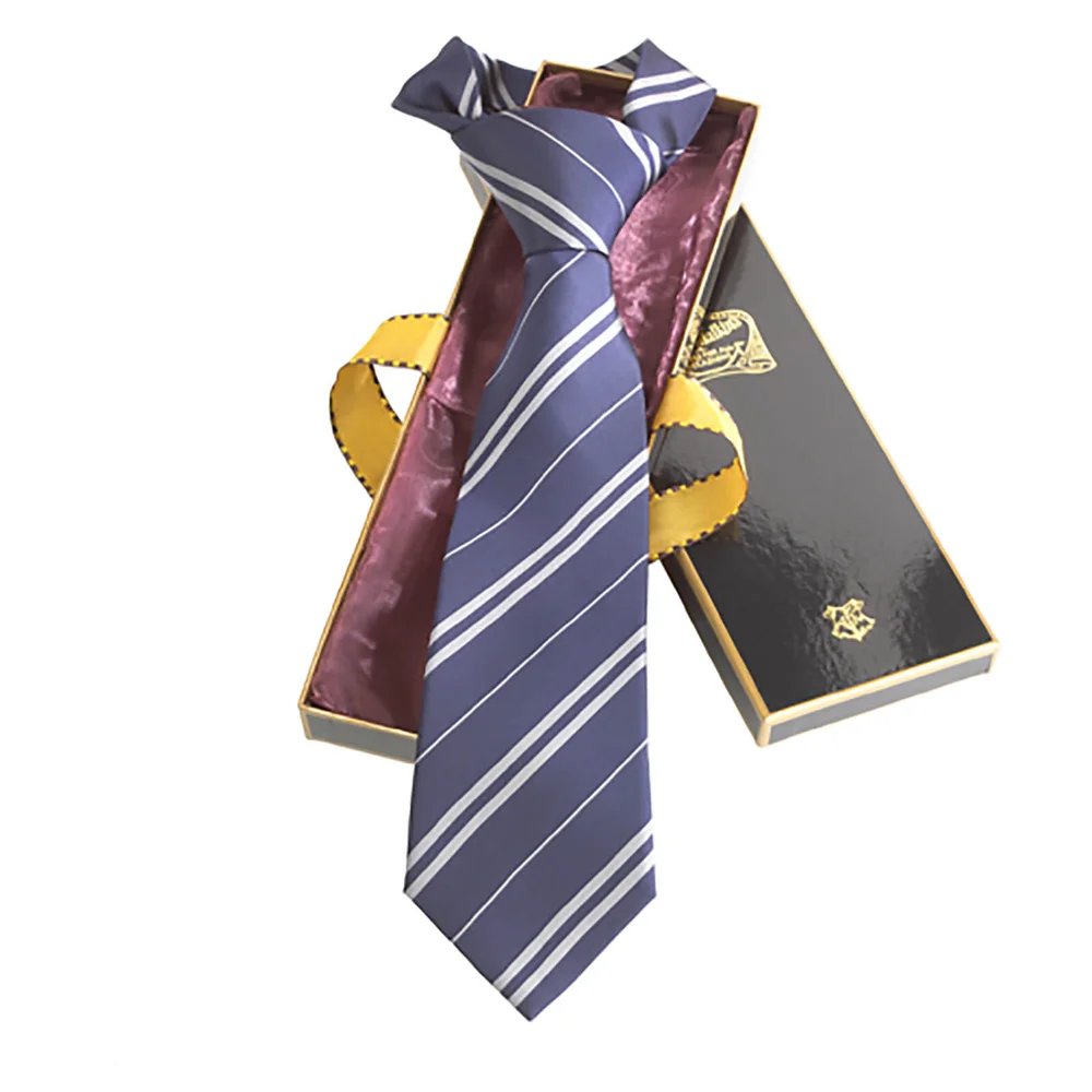 Harry Potter 100% Silk Ravenclaw Necktie in Madam Malkin's Box Afbeelding 1