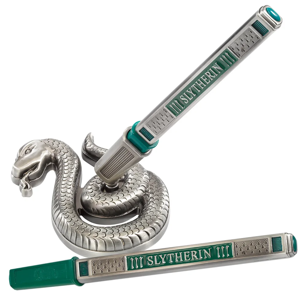 Harry Potter Slytherin House Pen and Desk Stand Afbeelding 1
