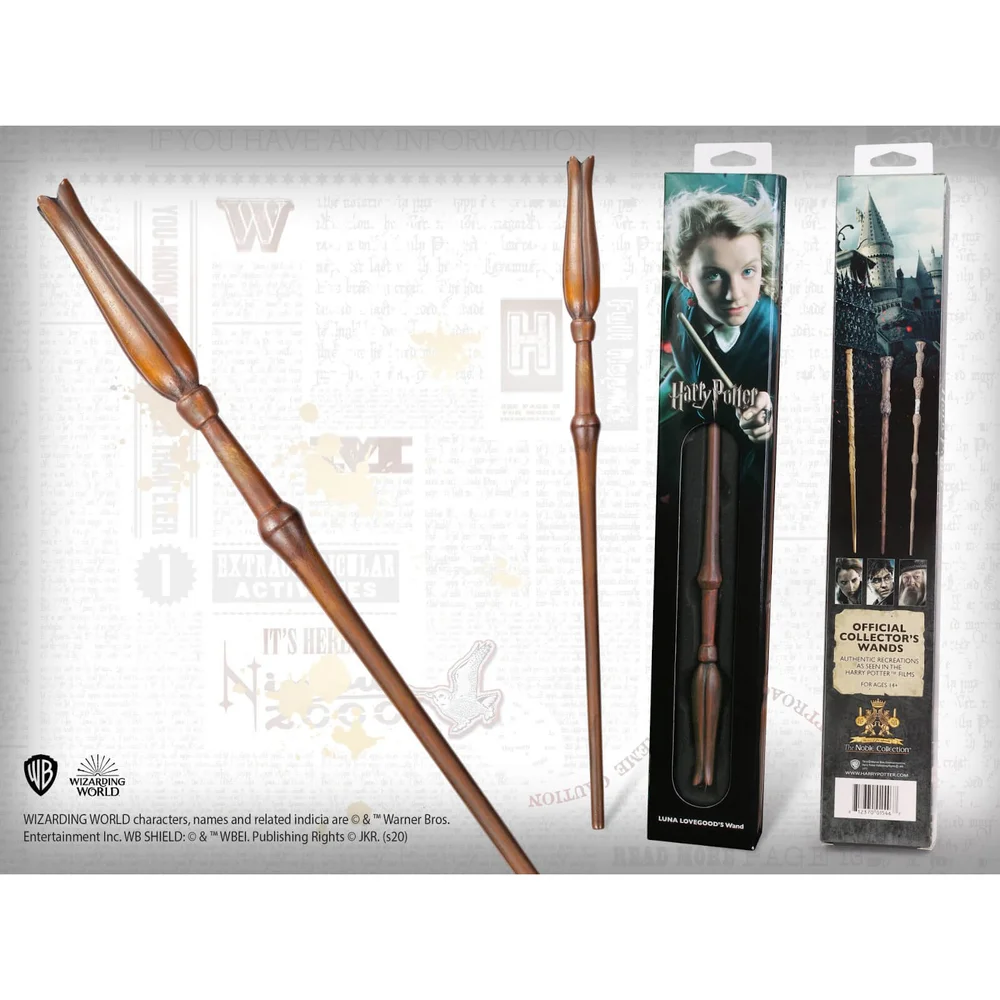 Harry Potter Luna Lovegood's Wand with Window Box Afbeelding 1