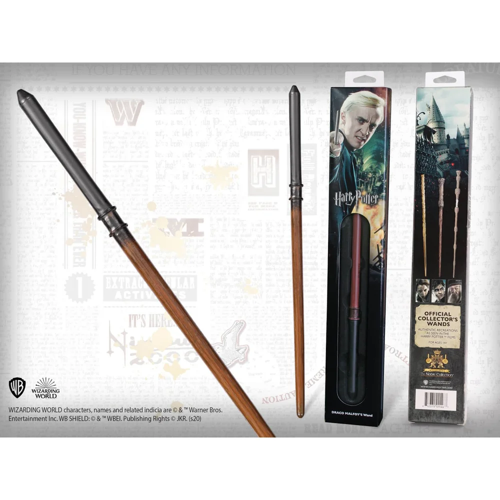 Harry Potter Draco Malfoy's Wand with Window Box Afbeelding 1