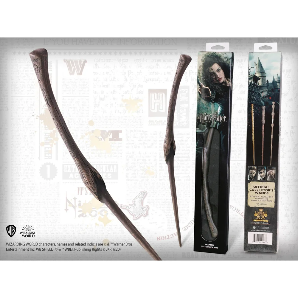Harry Potter Bellatrix Lestrange's Wand with Window Box Afbeelding 1