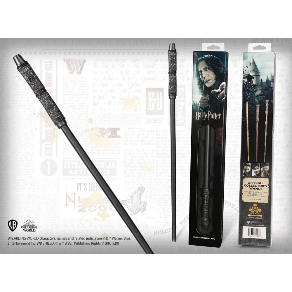 Harry Potter Professor Severus Sneep's Toverstaf met vensterdoos Afbeelding 1