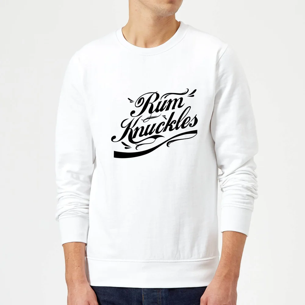 Rum Knuckles Signature Sweatshirt - White - S - Wit Afbeelding 1