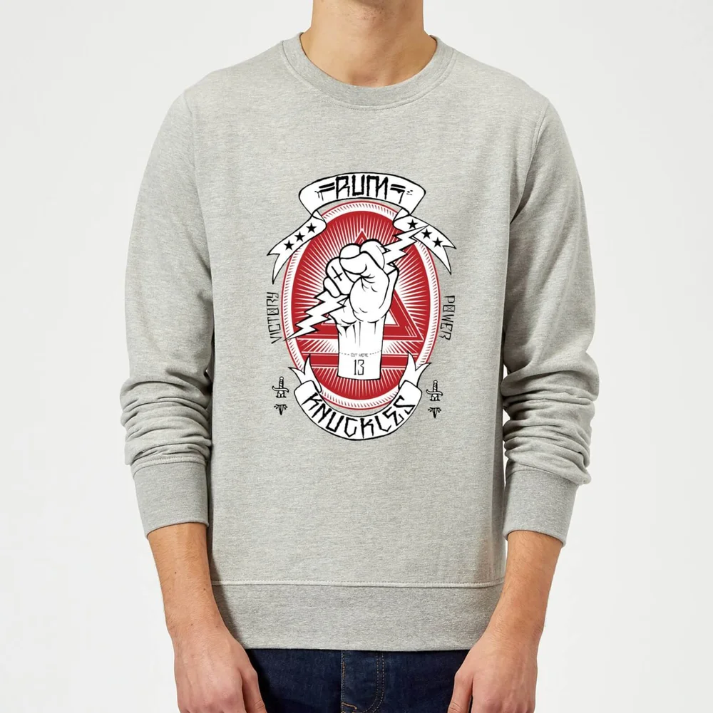 Rum Knuckles Victory Power Sweatshirt - Grey - S - Grijs Afbeelding 1