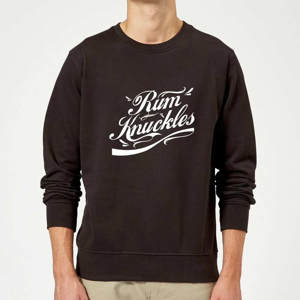 Rum Knuckles Signature Sweatshirt - Black - S - Zwart Afbeelding 1
