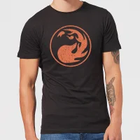 Magic The Gathering Red Mana T-shirt - Zwart