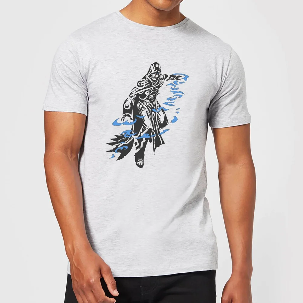 Magic The Gathering Jace Character Art T-shirt - Grijs - S Afbeelding 1