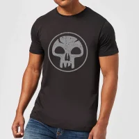 Magic The Gathering Black Mana T-shirt - Zwart