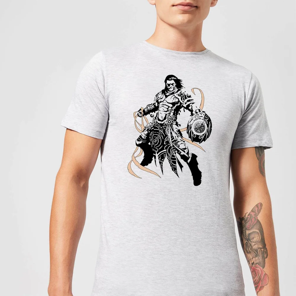 Magic The Gathering Gideon Character Art T-shirt - Grijs - S Afbeelding 1