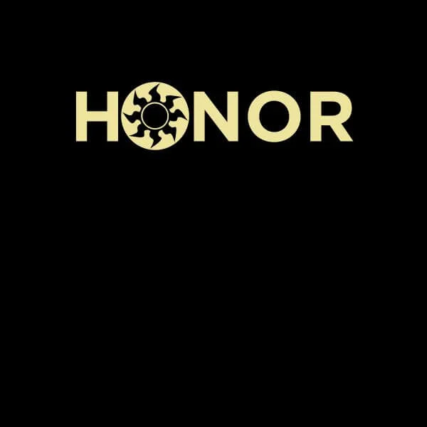 Magic The Gathering Honor Dames T-shirt - Zwart