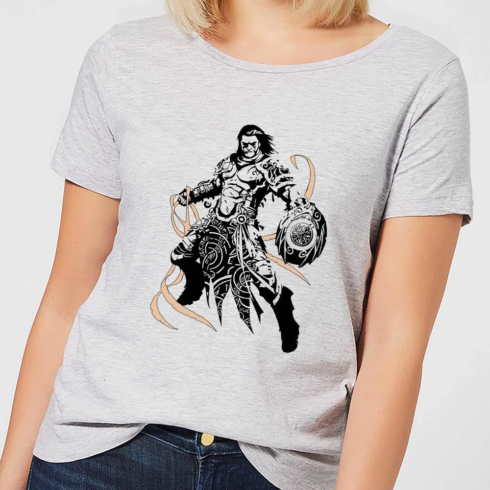 Magic The Gathering Gideon Character Art Dames T-shirt - Grijs - S Afbeelding 1