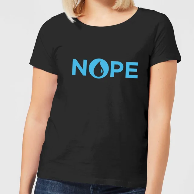 Magic The Gathering Nope Dames T-shirt - Zwart