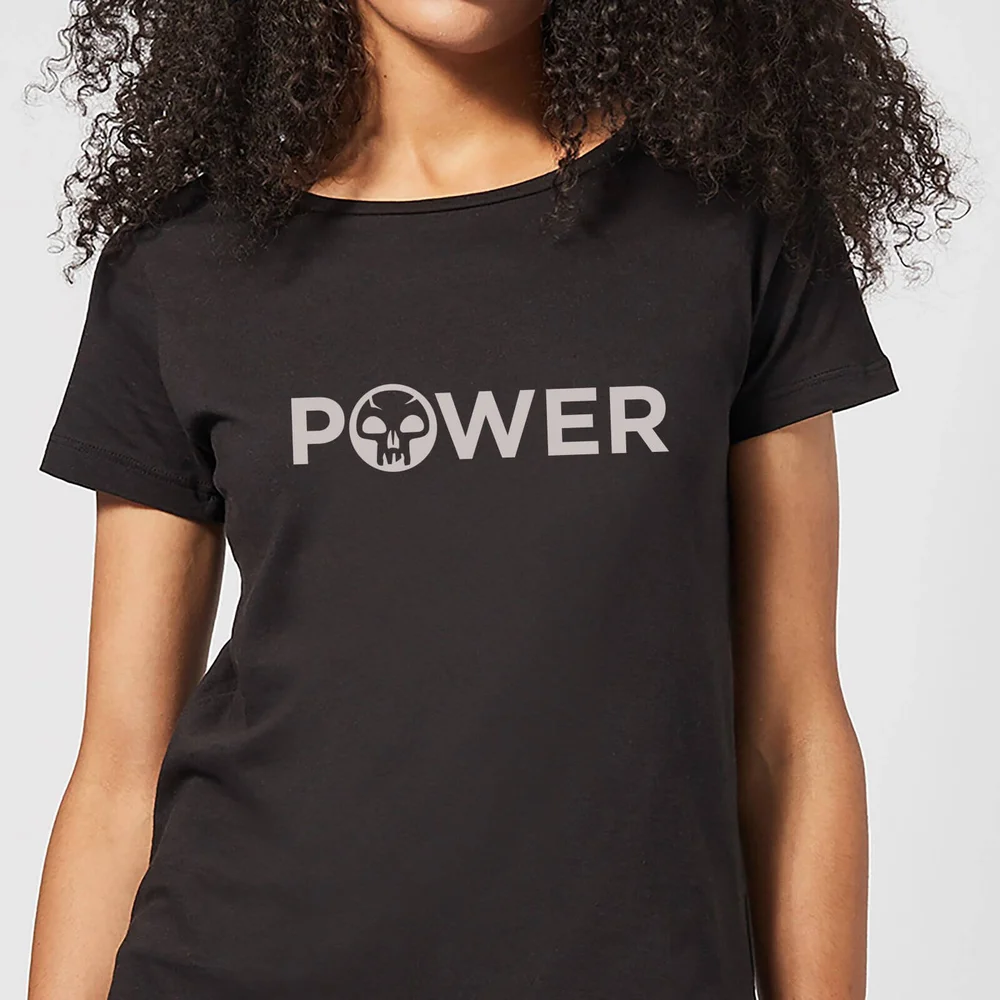 Magic The Gathering Power Dames T-shirt - Zwart - S Afbeelding 1